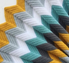 Easy Crochet Chevron