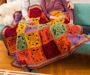 Fall Crochet Throw