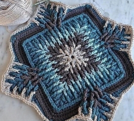 Textured Crochet Elements Square