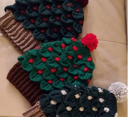 Crochet Christmas Tree Hat