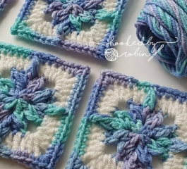 Crochet Puff Post Square