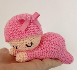 Sleeping Baby Amigurumi Crochet Pattern