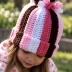 Whimsical Christmas Fringe Crochet Hat