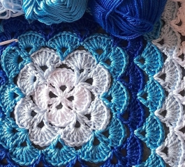 Textured Shell Square Blanket