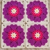Heart Petal Mandala Crochet Square