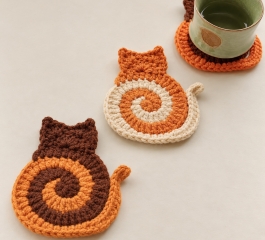 Swirly Cat Crochet Pattern