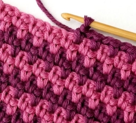 Moss Stitch Blanket