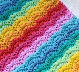Puff Ripple Stitch Crochet Pattern