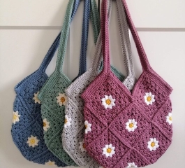 Granny Square Tote Bag