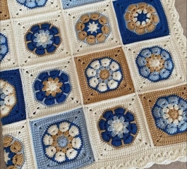 African Flower Square Crochet