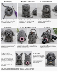 Dog Poop Bag Holder Crochet