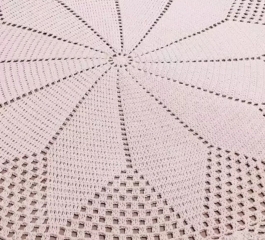 Round Crochet Rug