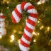 Easy Crochet Candy Cane Ornaments