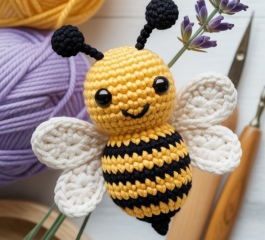 Benny the Bee Crochet Pattern