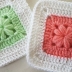 Puff Stitch Granny Square