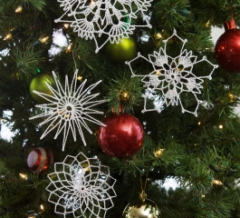 Flurry of Crochet Snowflakes