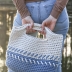 T-Shirt Yarn Crochet Bags: A Small Handbag and a Larger Tote