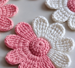 Crochet Daisy Coaster Pattern
