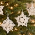 Crochet Snowflake Ornaments