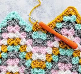Granny Ripple Crochet Blanket
