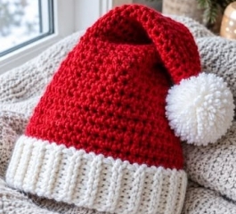 Crochet Santa Hat