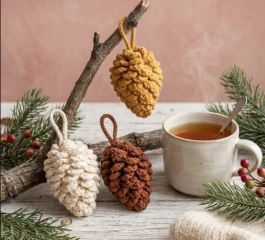 Crochet Pine Cone Pattern